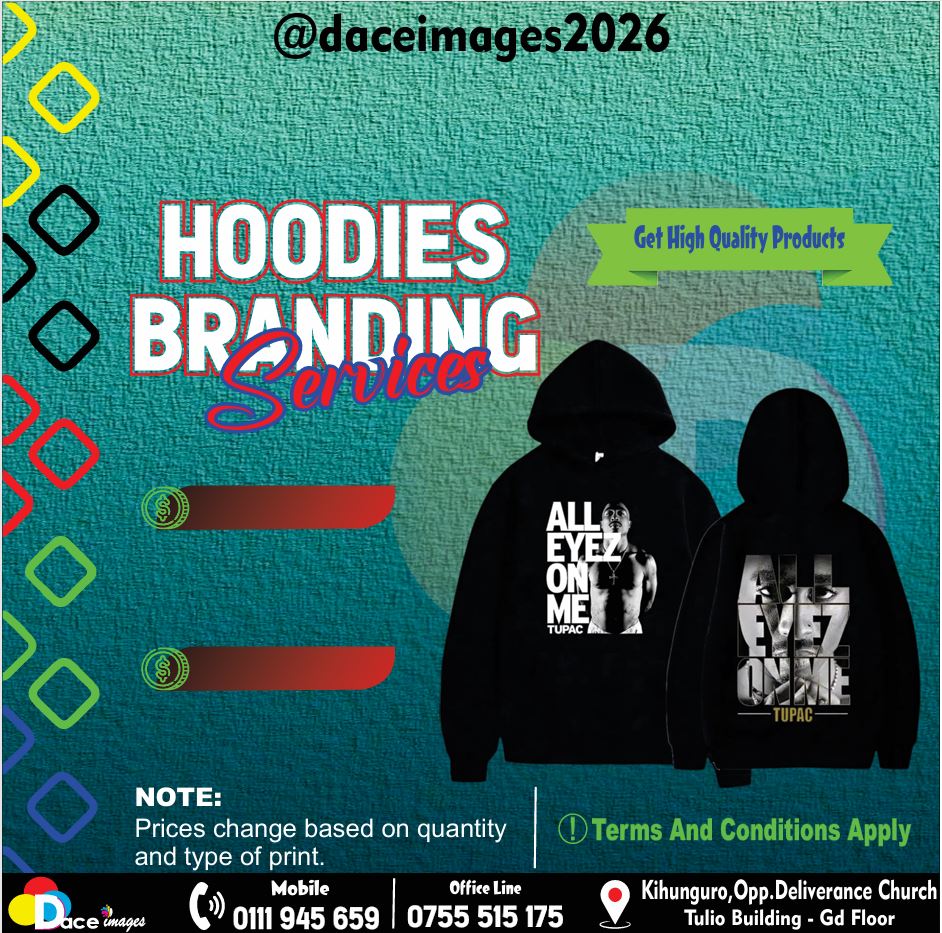 Custom Hoodies branding and printing by Dace Graphics